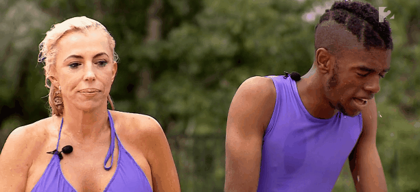 Ennyire fázik Hevesi Kriszta a vizes bikiniben