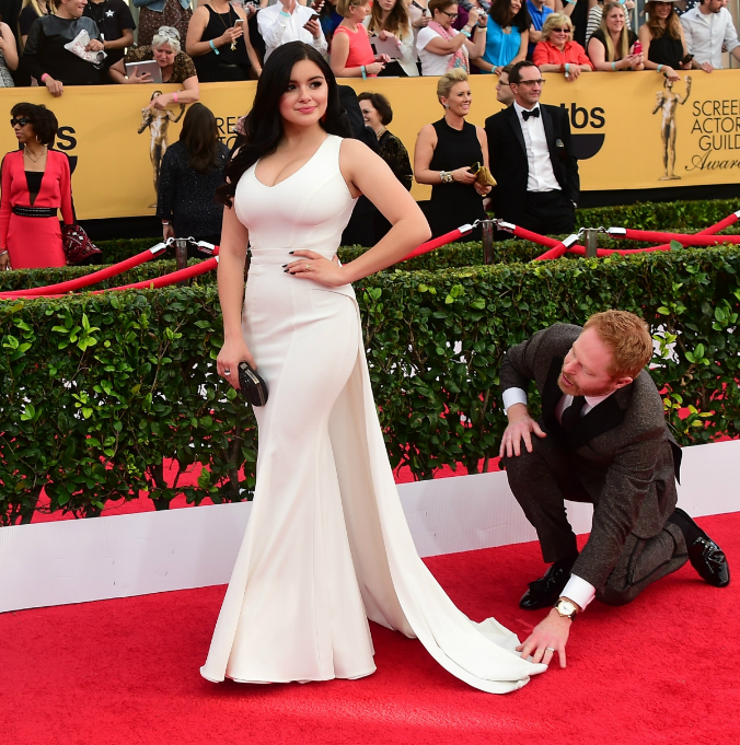 A műtét előtt Ariel Winter így nézett ki a vörös szőnyegen