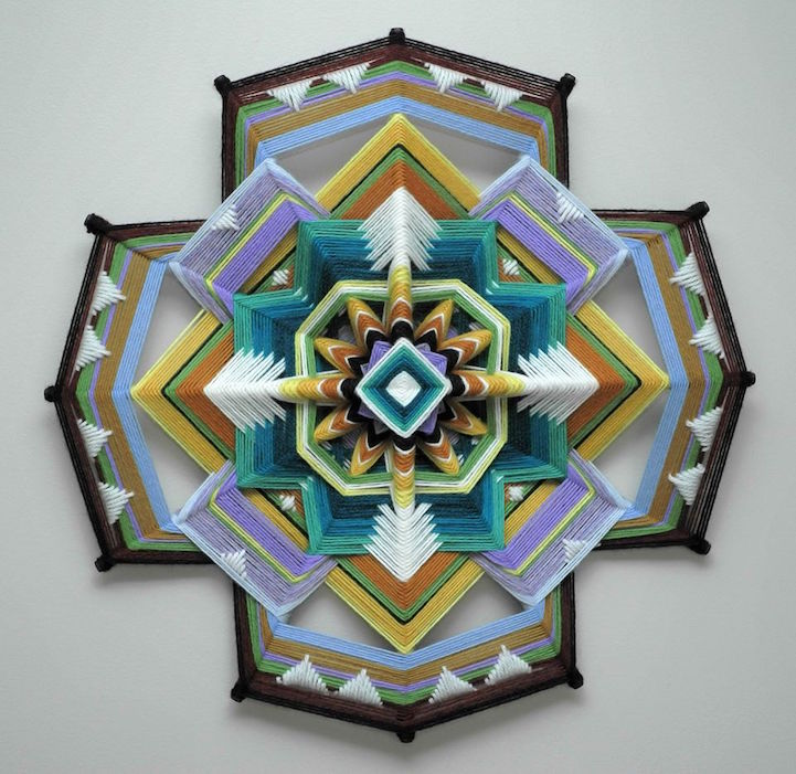 Fonalból készülnek a gyönyörű mandalák - fotók