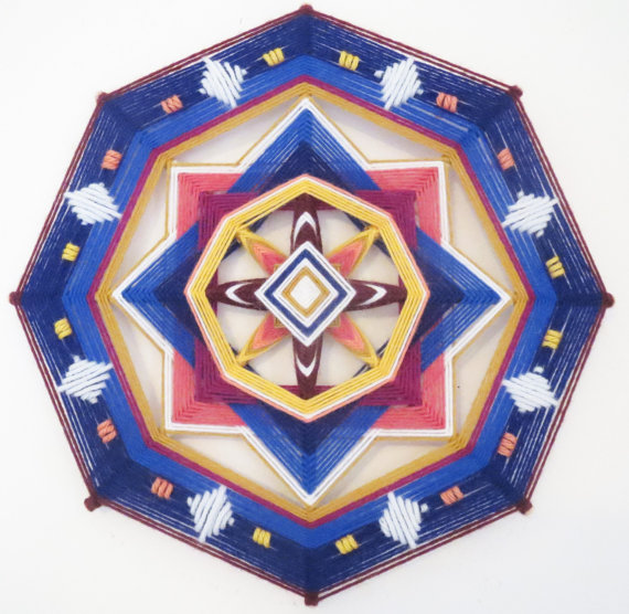 Fonalból készülnek a gyönyörű mandalák - fotók