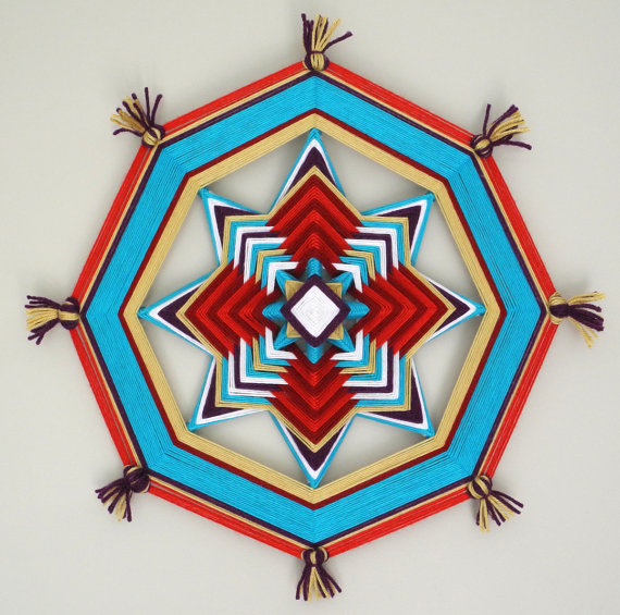 Fonalból készülnek a gyönyörű mandalák - fotók