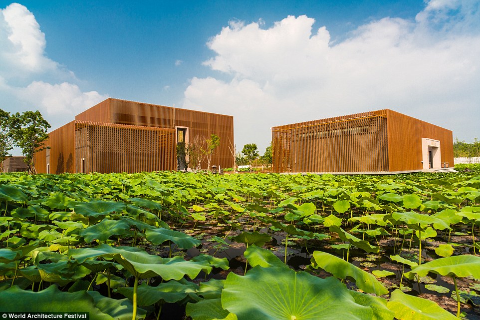 Úszó Hold Templom Kínában