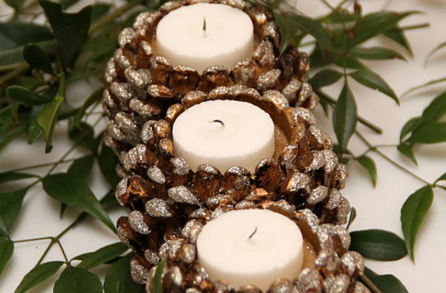 Gyertyatartó tobozból