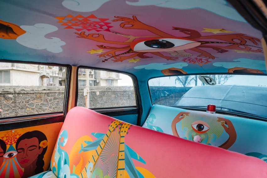 Taxiból műalkotás - Indiai designerek teljesen átalakították a kocsikat Taxiból műalkotás - Indiai designerek teljesen átalakították a kocsikat