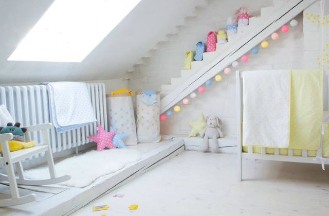 A gömblámpák a baba és