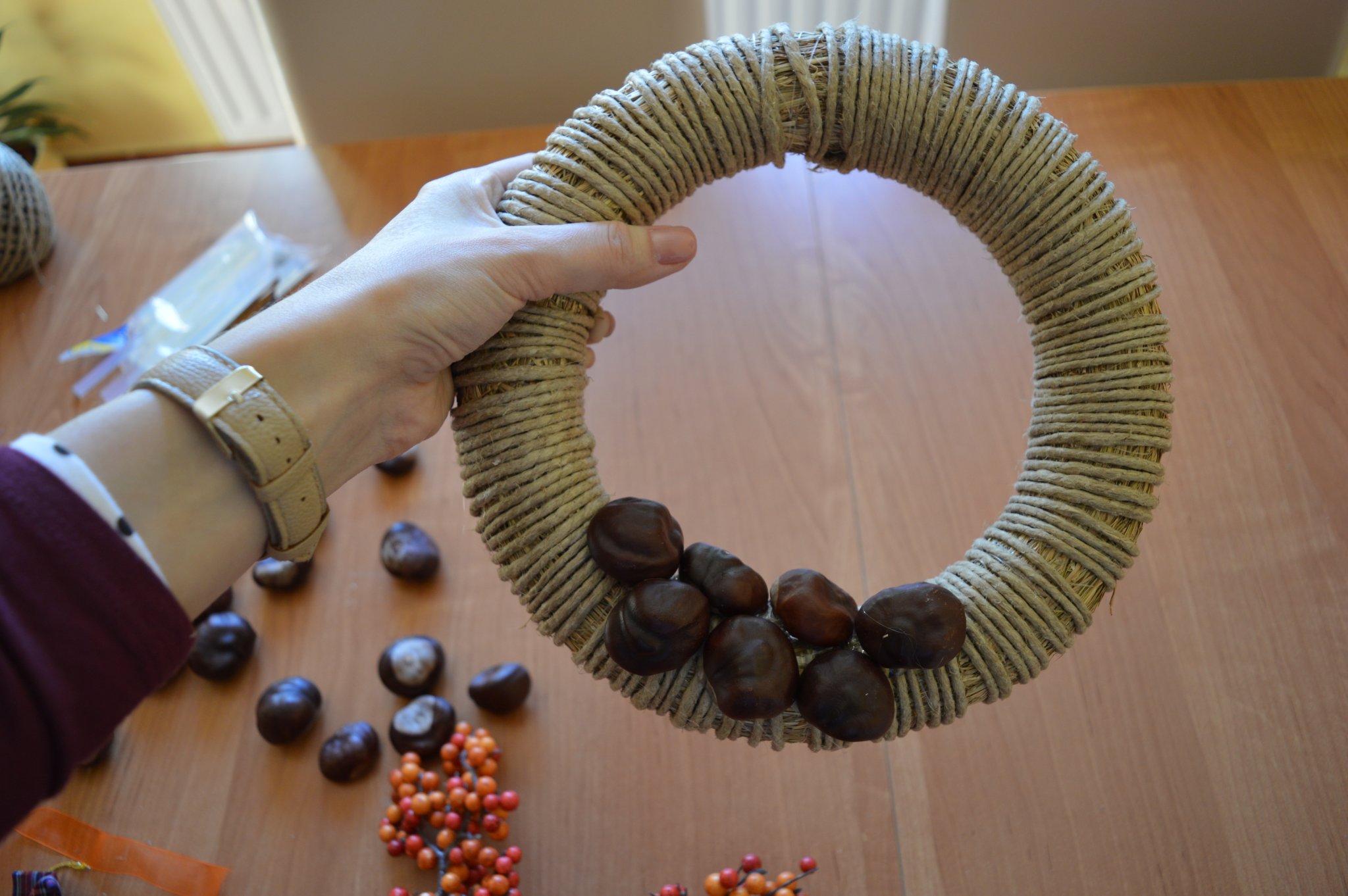 Csináld magad: őszi ajtókoszorú