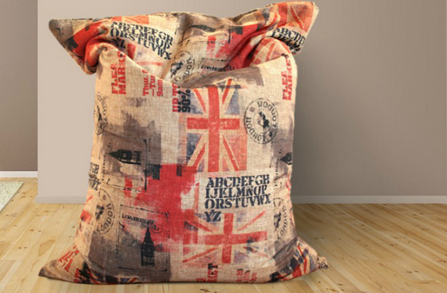 Big méretű, mintás babzsák Fotó: designstyle.hu