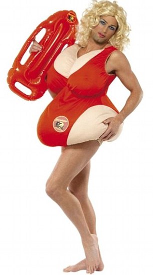 Szintén nem túl szexi Baywatch lány