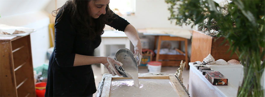 DIY: gyönyörű viráglenyomatos kép