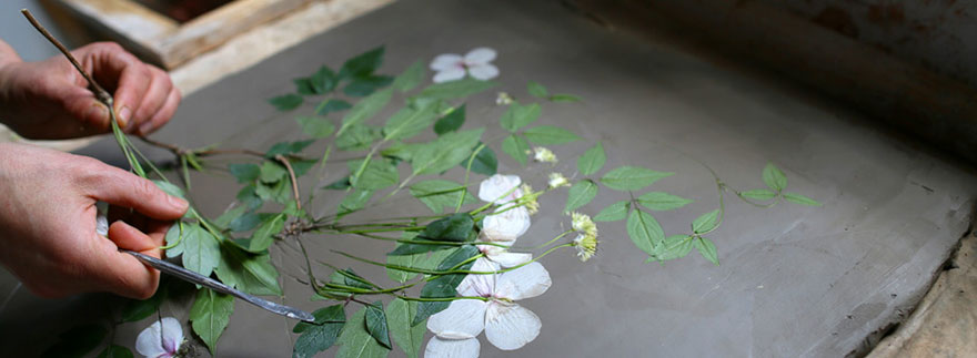 DIY: gyönyörű viráglenyomatos kép