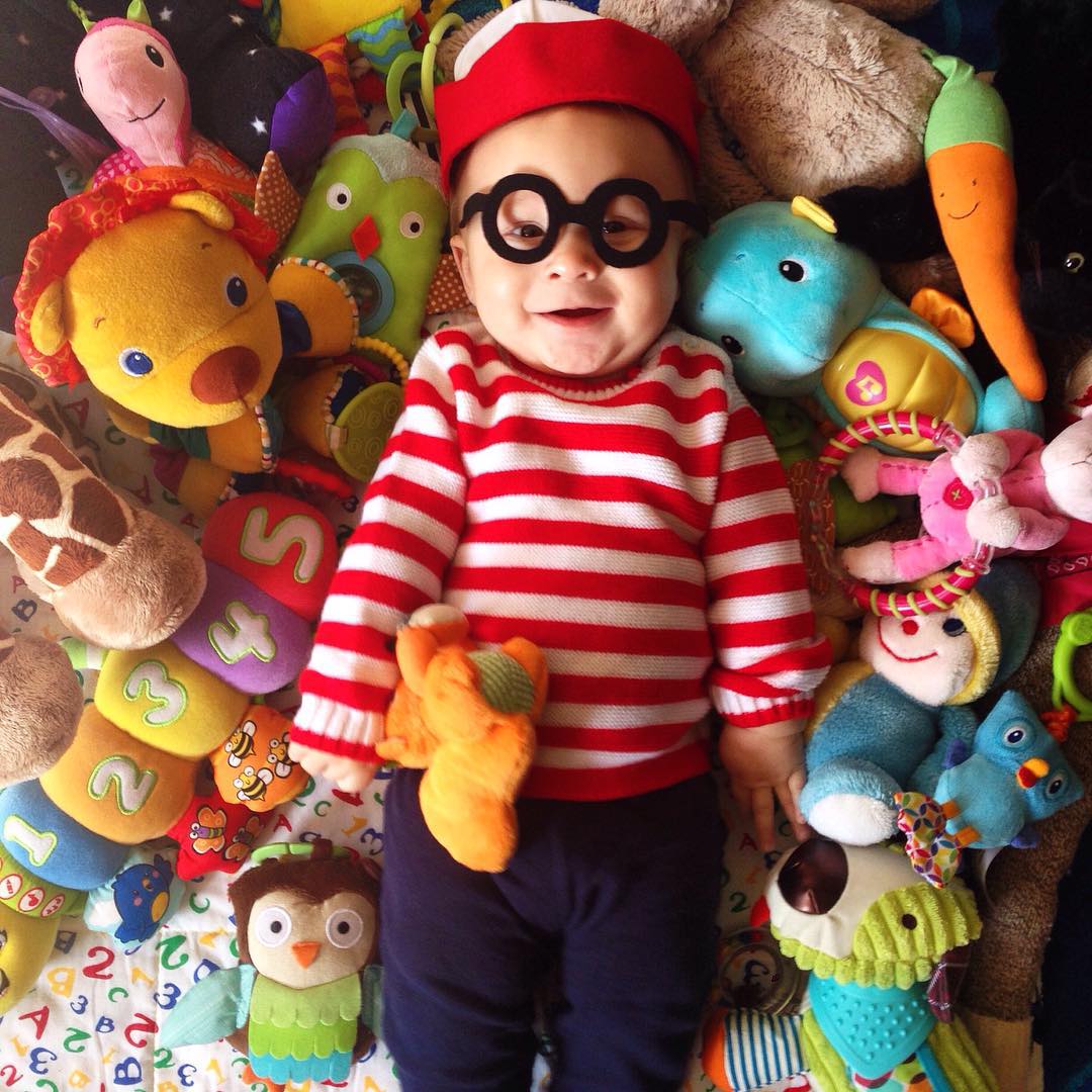 A 6 hónapos baba, aki már most megnyerte a halloweeni jelmezversenyt