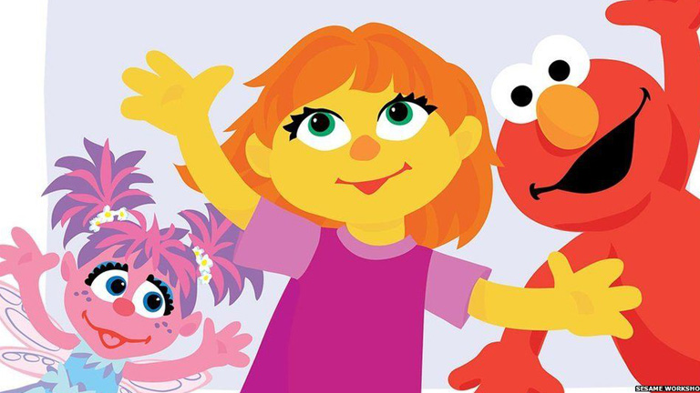 Egy autista kislány a Szezám utca új lakója