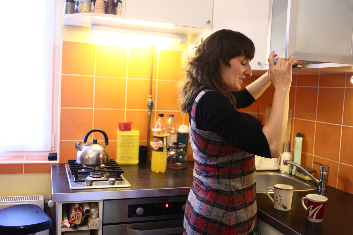 Zsuzsa otthon könnyen eligazodik, egy hipermarketben azonban nehezebb dolga van Zsuzsa otthon könnyen eligazodik, egy hipermarketben azonban nehezebb dolga van