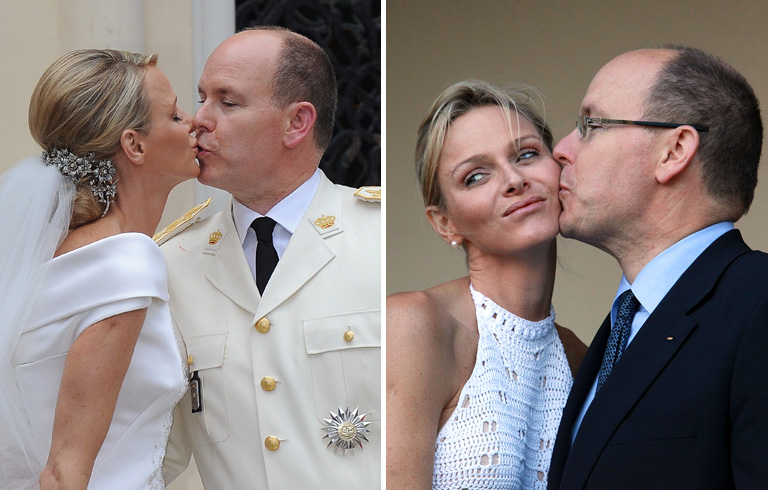 Charlene hercegnő és II. Albert monacói uralkodó