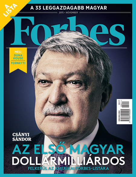 Csányi a Forbes címlapján