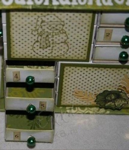 Így készíthetsz gyufásdobozokból bámulatosan szép adventi adventi naptárat