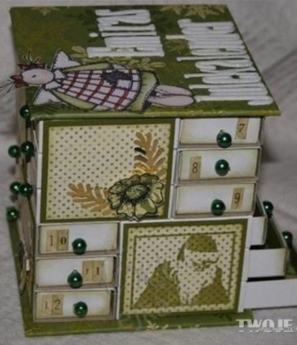 Így készíthetsz gyufásdobozokból bámulatosan szép adventi adventi naptárat