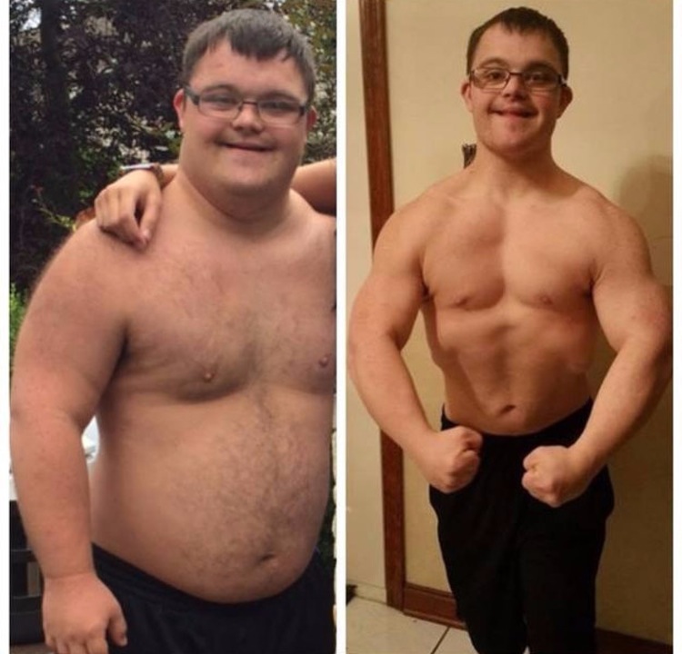 Ilyen izmosra gyúrta magát a Down-szindrómás férfi