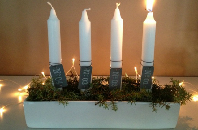 Karácsonyi dekoráció természetes alapanyagokból