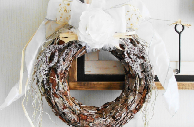 Karácsonyi dekoráció természetes alapanyagokból