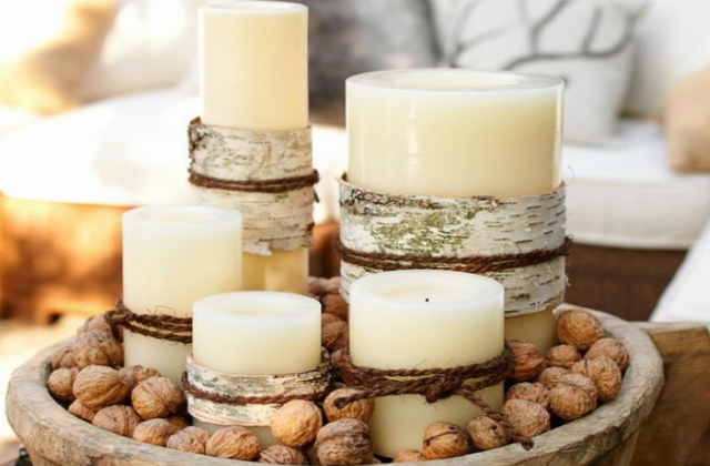 Karácsonyi dekoráció természetes alapanyagokból