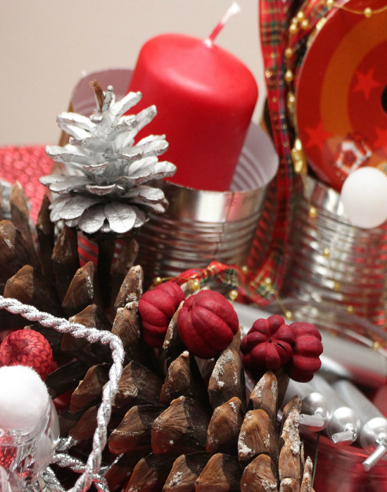 Ünnepi asztaldísz saját kezűleg