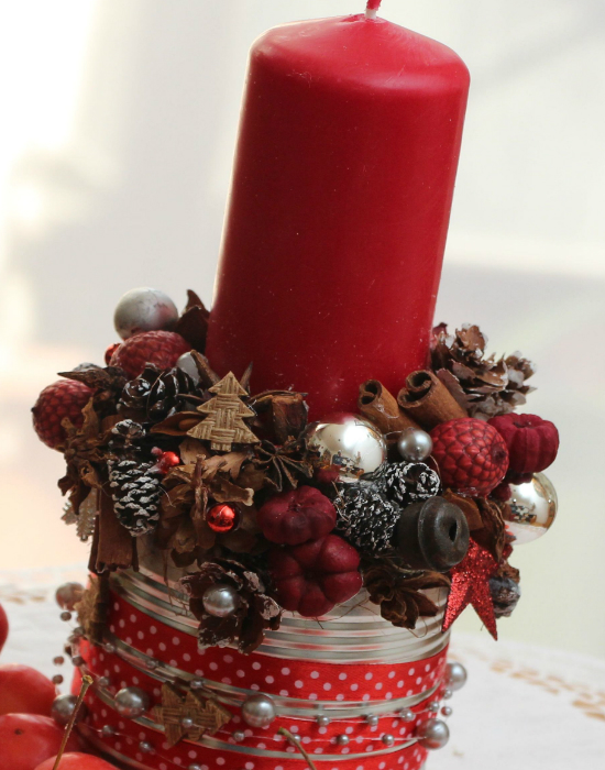 Ünnepi asztaldísz saját kezűleg