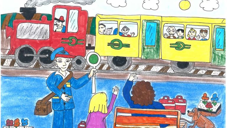 Nagy siker volt a MÁV rajzpályázata