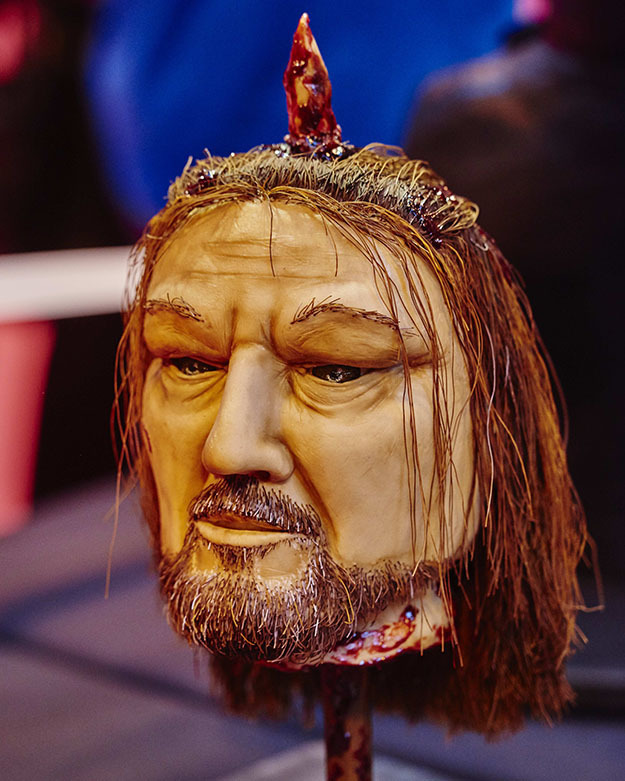 Durva Trónok Harca torta Ned Stark fejéből