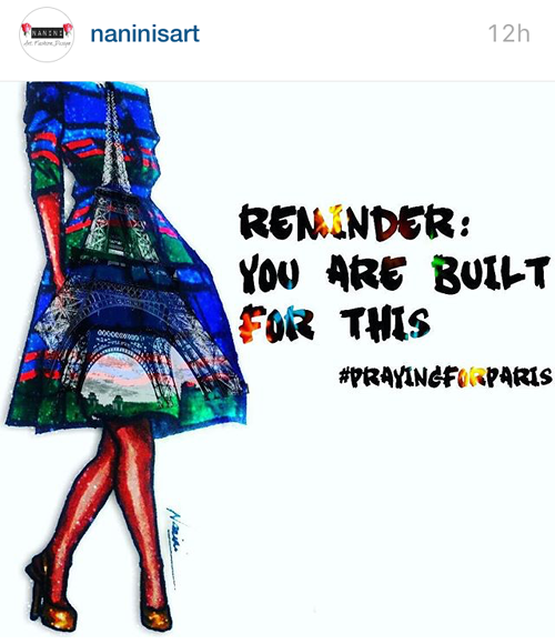 Megható képek: így reagált a divatszakma a párizsi merényletekre