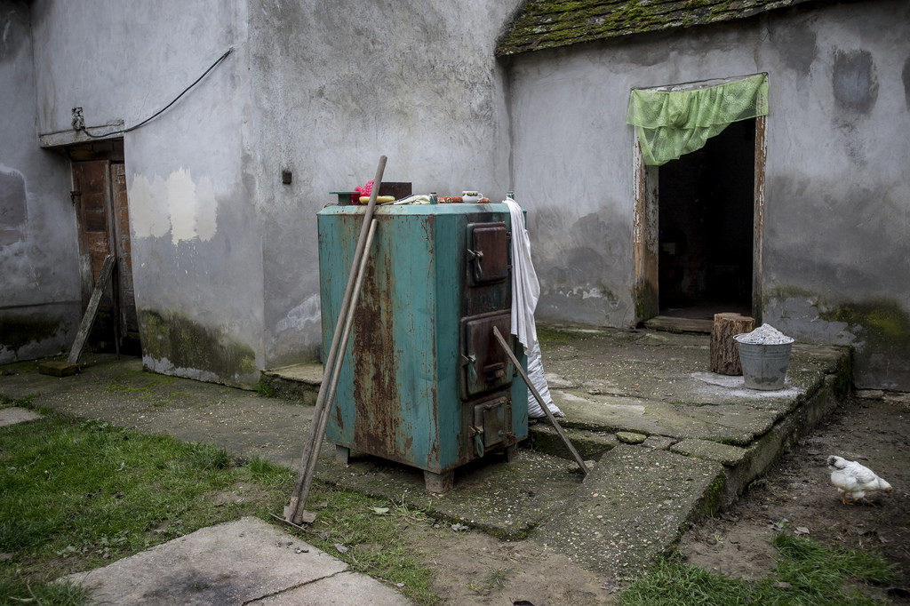 Kilyukadt a kazán, azóta nincs központi fűtés Fotó: Hajdú D. András