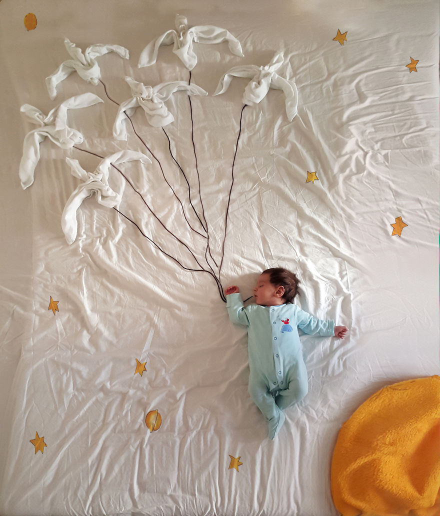 Kisbaba álomvilágban - tüneményes fotósorozat Kisbaba álomvilágban - tüneményes fotósorozat