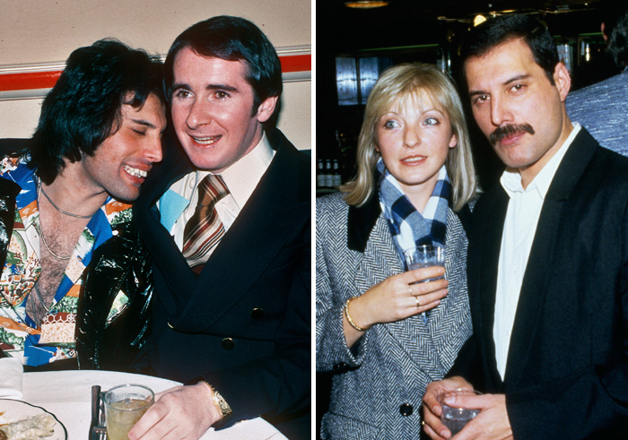 Freddie, a bal oldalon John Reiddel, a jobb oldalon Mary Austinnal