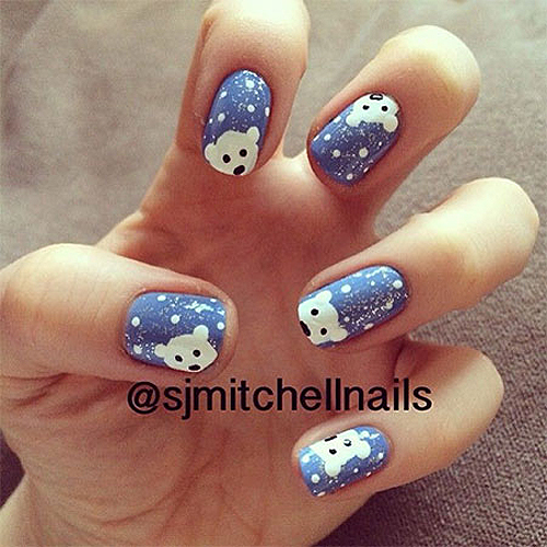 12 csodaszép, téli manikűr - fotók