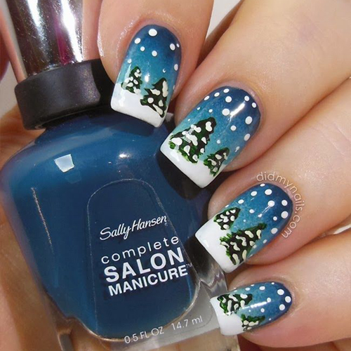 12 csodaszép, téli manikűr - fotók