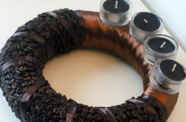 Adventi koszorú kévából - az igazi rajongóknak