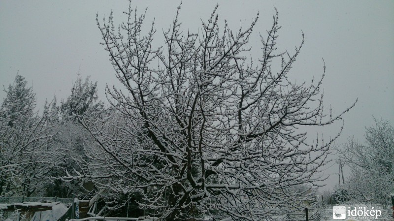 10 kép és videó a havazásról - Délnyugaton és Budapesten már esik