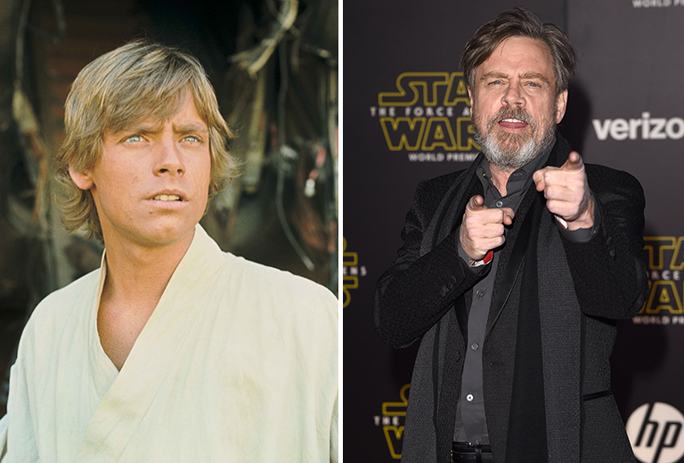 Mark Hamill az Ébredő erő bemutatóján