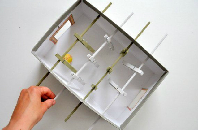 Gyerekeknek csocso cipősdobozból