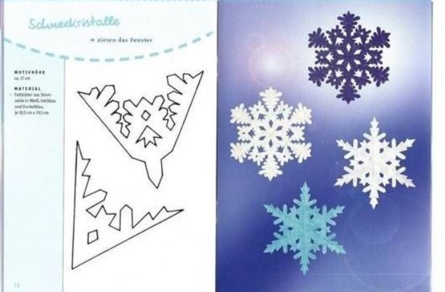 20 csodaszép kivágható hópehely sablon