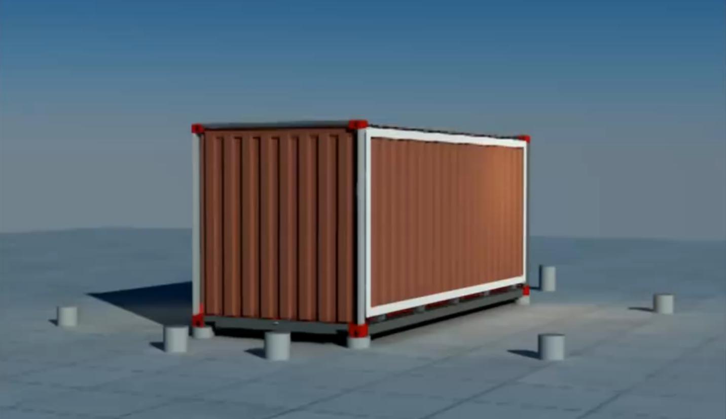 Így néz ki egy bővíthető, mobil konténerház – fotók 
