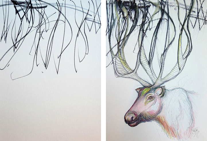 Csodás műalkotásokat készít hároméves gyereke rajzaiból az anyuka