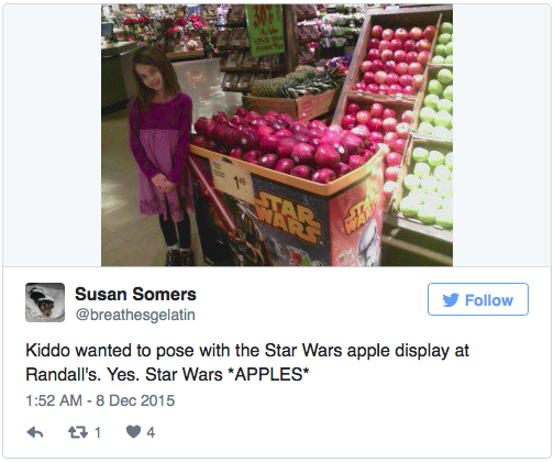 Betelt a pohár a Star Warsos zöldségeknél