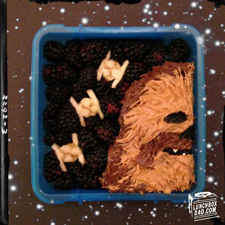 Star Wars uzsonnás dobozva zárva - cuki fotók