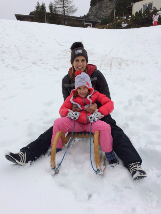 Béres Alexandra így élvezi a havat Béres Alexandra így élvezi a havat