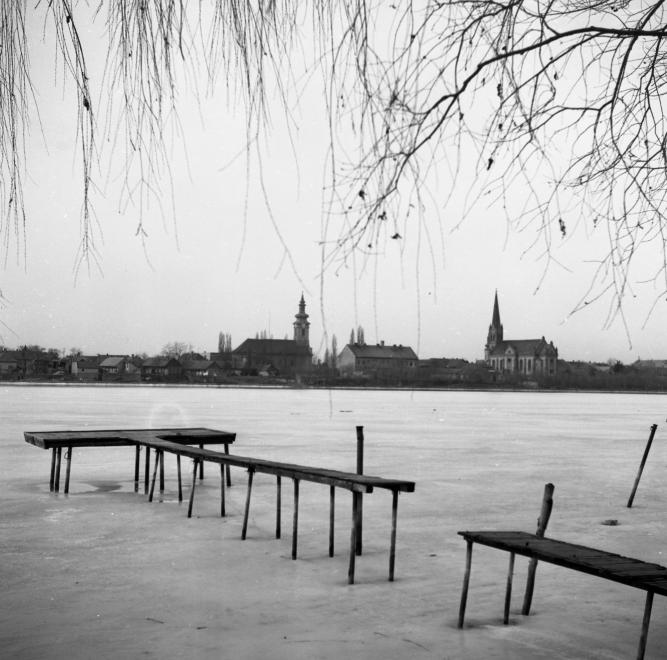 10 mesés fotó a befagyott Dunáról