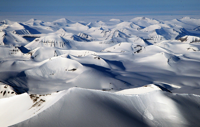 Lonyearbyen, Norvégia - Spitzbergák