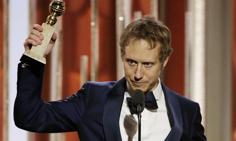 Nemes Jeles László a Golden Globe díjjal