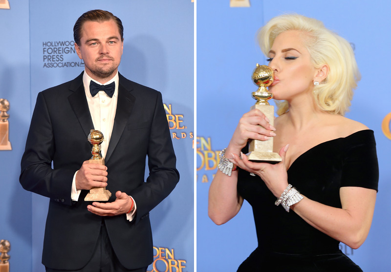 Leonardo DiCaprio és Lady Gaga