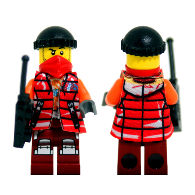 Legófiguráknak terveztek ruhakollekciót